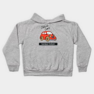 Classic Cars Toddler Sandbox Custom Kids Hoodie